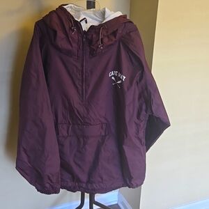 Men's Windbreaker Jacket.  Sz 3XL Maroon in color!!
